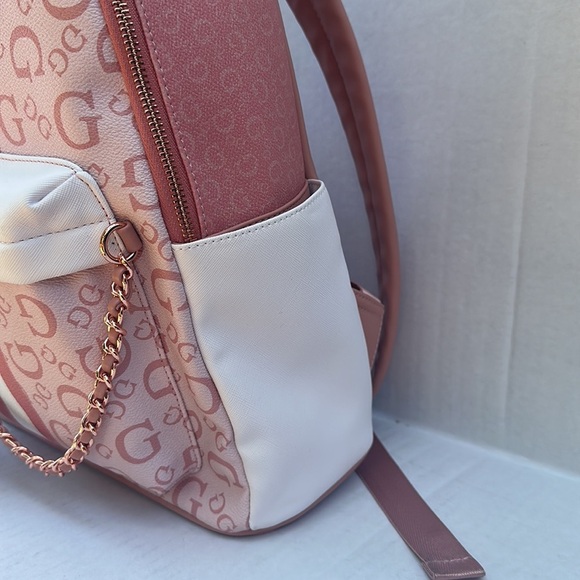 New GUESS Ella Faux-Leather Backpack - Picture 4 of 7